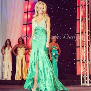 Emerald McDuggal Pageant Gown Size 6
